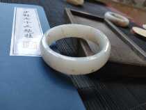 A Jingjia spot (53 3) Hetian Jade Qinghai material boutique wild cattle Gou osmanthus cake safe bracelet