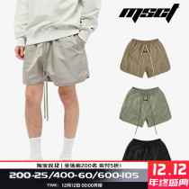 FOG double line Tide Sports 5-point pants mens ESSENTIALS summer basketball fitness training quick-dry thin shorts