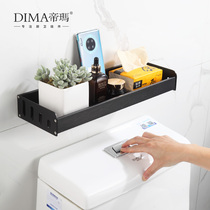 Bathroom toilet rack Wall wall-mounted non-perforated toilet toilet flush toilet rear upper clearance multi-function storage