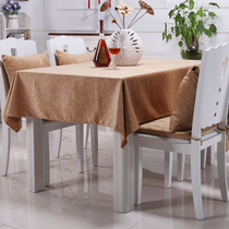 Hating home tablecloth modern simple solid color thickened dining table fabric hotel restaurant round tablecloth coffee table cloth