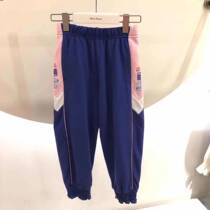 Day hair F2GHA2174 mini peace Taiping bird children dress 2020 Summer clothing Girls casual knitted pants