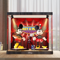 Chuandi acrylic display box suitable for Lego 43179 Mickey and Minnie Acrylic transparent dust cover storage