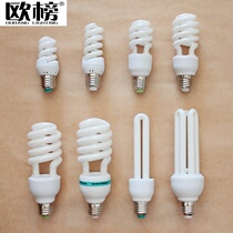 Bulb Screw Mouth Bulb Warm Light Warm Color e27 Spiral Energy Saving Warm Yellow Light Bulb Super Bright