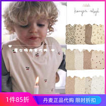 15% off spot SS22 Denmark Konges Slojd infants and young children baby eating bib waterproof eating pocket