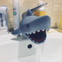 Childrens faucet extender sink cute cartoon shaking sound with the same bathroom bathroom extended splash-proof head and mouth
