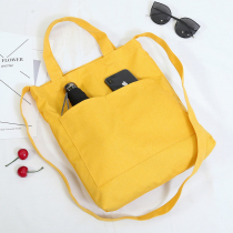 Spot blank cotton bag DIY hand-painted canvas bag custom-made environmental protection shopping can be customized LOGO portable messenger bag