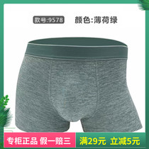 3 Waijianlong mens underwear middle waist Mordale cotton breathable skin-friendly boxer underwear head 9578