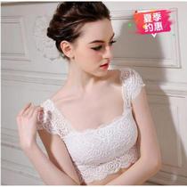 Summer anti-light broadband sling chest Joker lace small vest wrap womens belt chest pad inside base shirt