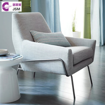 JSM Nordic modern minimalist fabric sofa Shopping mall Cafe restaurant Photo studio Office leisure single sofa chair
