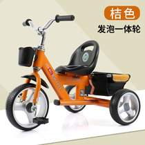  Childrens tricycle 1-3-6 years old male and female baby pedal bicycle Children can put toys Red Star sparkling bicycle