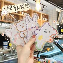 Hot water bag classroom female liquid supermarket small heat portable student cartoon reuse