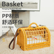 catsle Cat Keeper castles Cat Nest Four Seasons Universal Rattan for cat-cage portable semi-closed with cushions washable