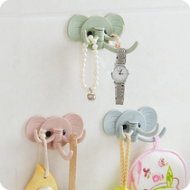 2863 multifunctional elephant strong adhesive hook kitchen wall hanging nail free hook door rear hanging clothes hook