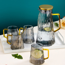 Cold Kettle Household High Borosilicate Glass Kettle Large Capacity Cool White Kettle Juice Tie Pot Living Room Water Cup Set