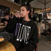 VLONE STAPL Miami limited purple Big v Tide brand Joker high street loose couple round neck sleeve