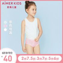 Adoring childrens panties 3-year-old girl girl briefs cotton solid color multi-color shorts four seasons panties AK122M82