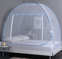 Steel wire mosquito net installation-free steel wire yurt single-door student mosquito net dormitory upper and lower bunk