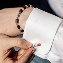 Spanish niche Tide Brand UNOde50 Irregular Square Bracelet Olive Silver Plated Men and Women Same Style