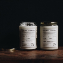 APOTHEKE FRAGRANCE Japan imported natural soybean wax handmade scented candle glass large can