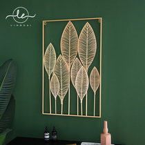 Nordic light luxury iron modern simple creative wall hanging living room bedroom sofa background wall wall decoration pendant