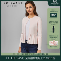 TED BAKER ladies sweet pink long sleeve knitted cardigan