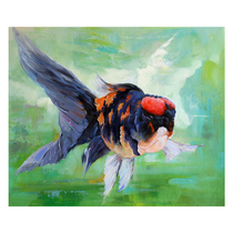 Su Zhangfeng Little Fish in the Little Fish boutique oil painting