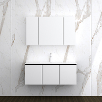 Modern minimalist toilet washbasin Wash Basin Cabinet Combined Wash Face Pool Wash Terrace Day Style Bath Cabinet Integrated Basin Ceramics