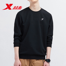 XTEP sweater mens 2021 summer new mens casual mens spring and autumn thin section sports sweater round neck jacket tide