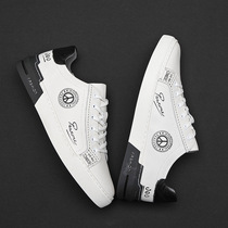 European Station Mens Shoes Genuine Leather Han Prints Small White Shoes Mens Summer New 100 Hitchhiking Shoes Fashion Trends Casual Shoes