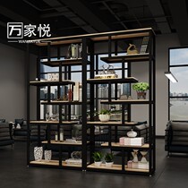 Wanjiayue Restaurant bar Iron partition shelf Flower rack Floor-to-ceiling entrance cabinet Cafe green plant shelf