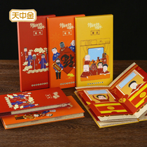 Tianzhongjin Foreign old iron Chinese New Year world coins Creative red envelopes Foreign commemorative banknotes New Year gifts