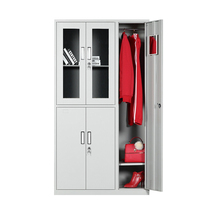 Zhenyuan five-door locker Employee cabinet Dormitory gym locker room cabinet Locker cabinet with lock Office tin cabinet