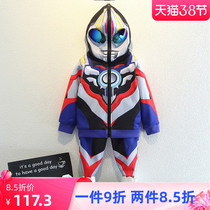 Ottman clothes children suit spring clothing two sets of foreign gas plus suede thick boy boy fashion spring autumn boy fashion tide