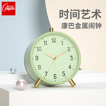 Kangba Si small alarm clock for students children boys and girls bedroom alarm wake-up artifact silent bedside clock