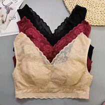 Ancient courtesary 5501 thin cups healthy and comfortable conservation lingerie no steel ring lace hook flower beauty back vest-style bra woman