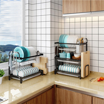 304 stainless steel bowl rack drain rack kitchen storage rack drying dishes dishes cutlery dishes knife supplies bowl chopsticks storage box