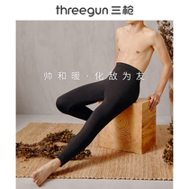 Three gun autumn trousers mens 2021 autumn and winter new silk velvet leggings mens autumn and winter thick warm pants cotton trousers