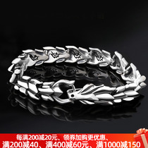 925 pure silver comeback ancient Thai silver mens overbearing and rugged dragon dragon keel punk fashion gift