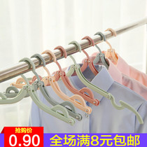 Hanghanger Travel Portable Folding Plastic Adult Clothes Rack Brace Sub home Clothes anti-slip No-scarred clothes brace