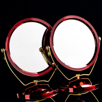 Wedding mirror Couple dowry red pair of dressing makeup mirror Wedding supplies Happy mirror European desktop pair of mirrors