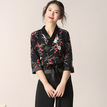 Tangyue 2021 summer beauty salon beautician foot bath foot therapy shop SPA technician work clothes set women