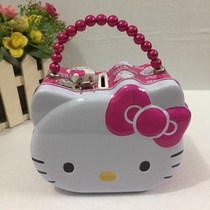 Childrens piggy bank girl Hello Kitty password storage box creative cute childrens toy cartoon jewelry box