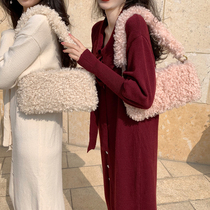 SYT this issue must enter the warm lambskin shoulder bag female Korean version of the net red with the same wild diagonal handbag bag