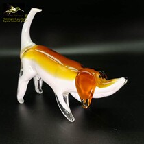 Boutique Beagle Glass Ornaments Crafts British Beagle Bookcase Decoration Nafu Wenju Gifts