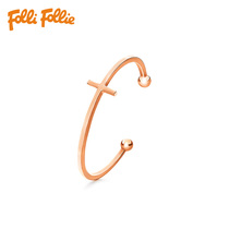 Folli Follie Furi jewelry Female timeless avant-garde simple cross bracelet Bracelet Female gift for girlfriend