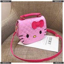 (Mengwa)Childrens bag Girl shoulder bag Princess baby crossbody bag kt cat cartoon bag gift