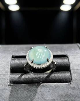 Natural grade a jadeite egg ring