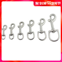 2019 wilderness outdoor 316 stainless steel single-head hook dog chain head diving hook P-word lock camping supplies