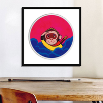 Chen Jianzhou living room decorative painting Sun Wukong hanging painting with hand ceremony Monkey King No3 limited 200 signature print