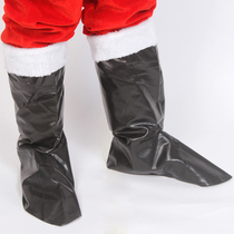 Christmas performance props Santa Claus costume Santa boots Christmas shoes Christmas shoes Christmas leather boots